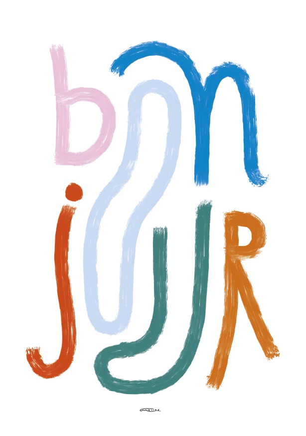 Quadro Bonjour