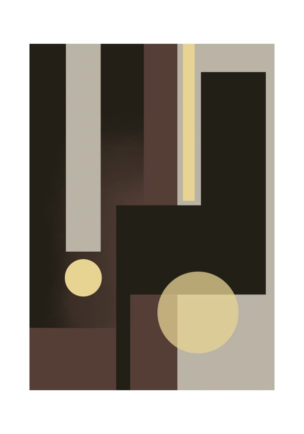 Quadro Grey Brown Yellow
