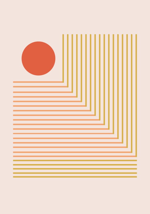 Quadro Lines Circle 02