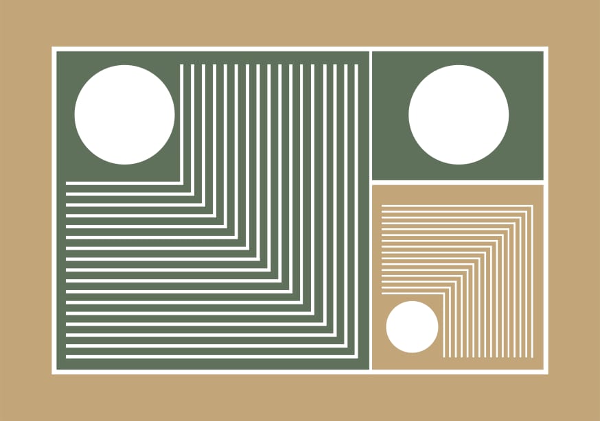 Quadro Lines Circle 03