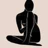 Quadro Nude Pose 02 - Obrah | Quadros e Posters para Transformar a Parede
