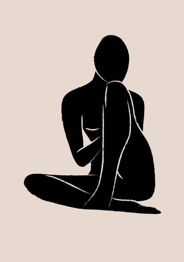 Quadro Nude Pose 02 - Obrah | Quadros e Posters para Transformar a Parede