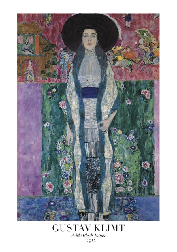 Quadro Portrait of Adele Bloch-bauer II By Gustav Klimt