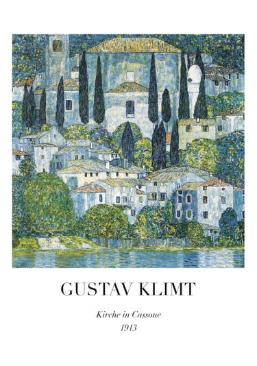 Quadro Kirche in Cassone By Gustav Klimt