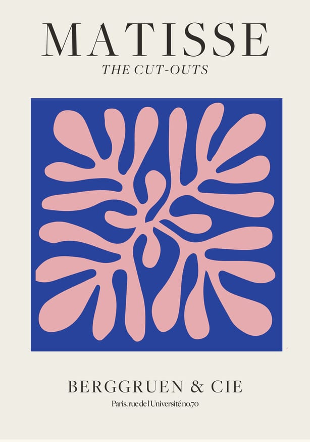 Quadro Matisse Cut Out's Series III