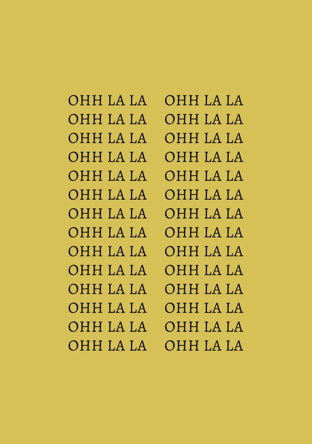 Quadro Ooh La La