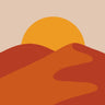 Quadro Orange Sunset - Obrah | Quadros e Posters para Transformar a Parede