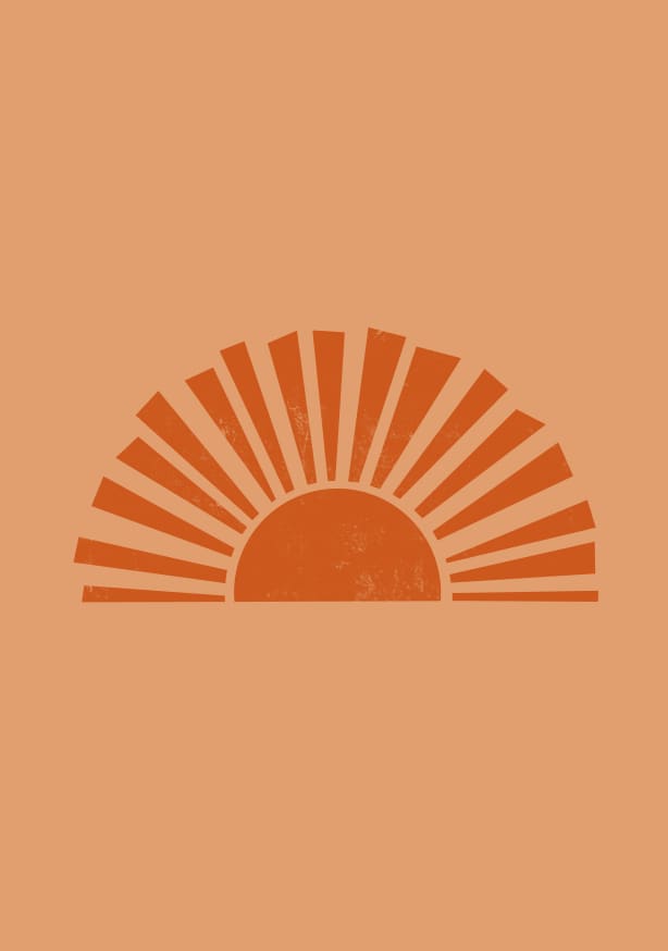 Quadro Orange Sunshine - Obrah | Quadros e Posters para Transformar a Parede