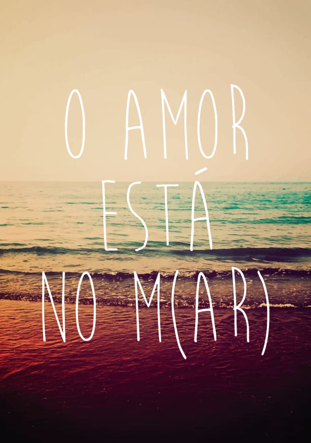 Quadro O Amor Está no M(ar) - Obrah | Quadros e Posters para Transformar a Parede