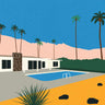 Quadro Palm Springs Bungalow - Obrah | Quadros e Posters para Transformar a Parede
