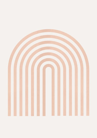 Quadro Peach Rainbow - Obrah | Quadros e Posters para Transformar a Parede