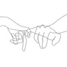Quadro Pinky Swear - Obrah | Quadros e Posters para Transformar a Parede