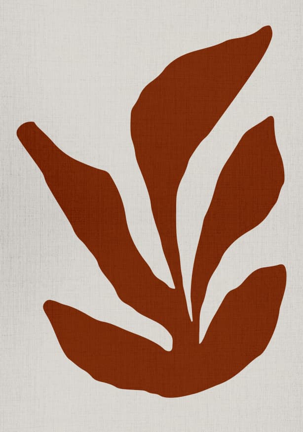 Quadro Red Leaf