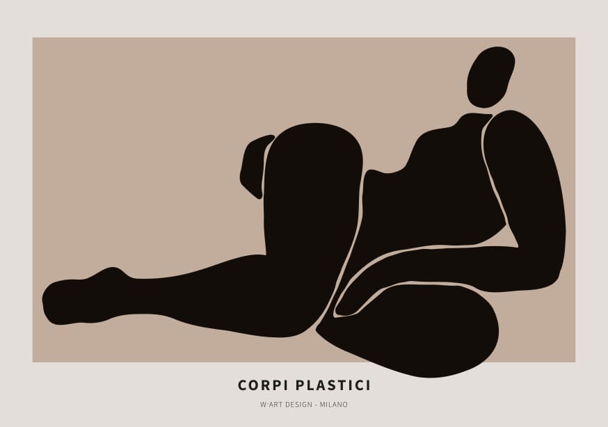 Quadro Corpi Plastici II - Obrah | Quadros e Posters para Transformar a Parede