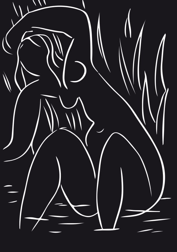Quadro Matisse Nude Black - Obrah | Quadros e Posters para Transformar a Parede