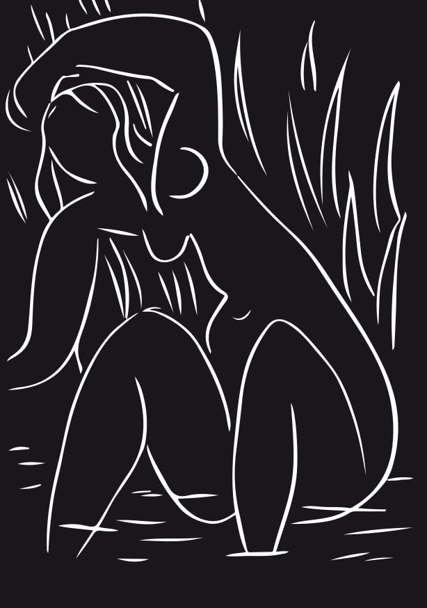 Quadro Matisse Nude Black