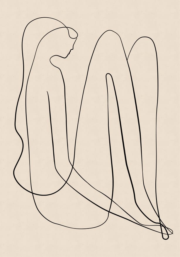 Quadro Nude Sketch Play 1