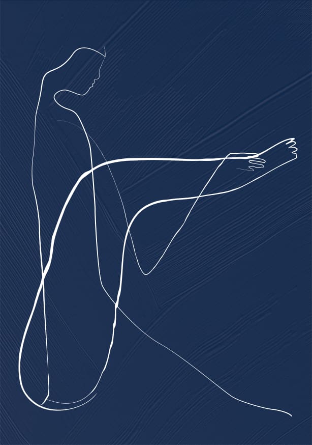 Quadro Nude Sketch Play 2 V2
