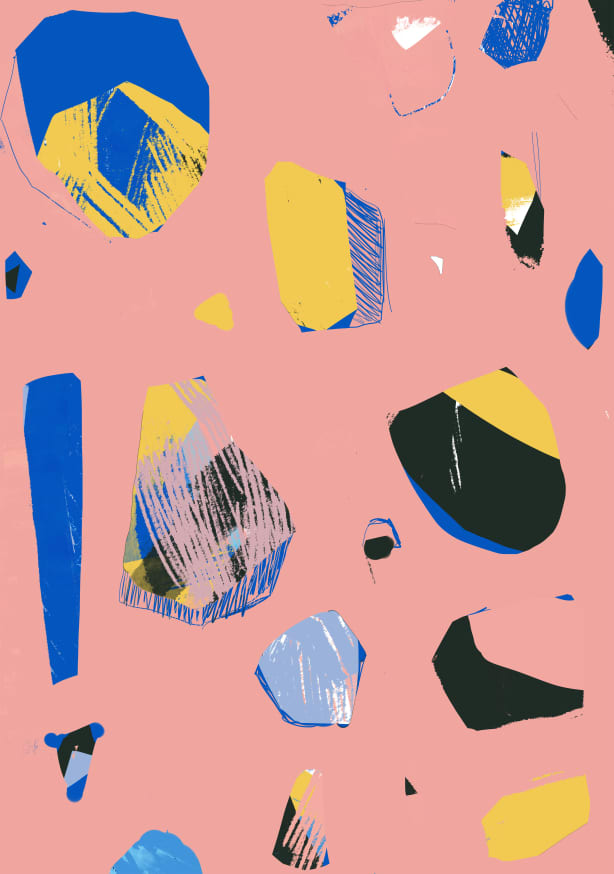 Quadro Rocks Pink