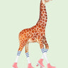Quadro Rollerskating Giraffe - Obrah | Quadros e Posters para Transformar a Parede