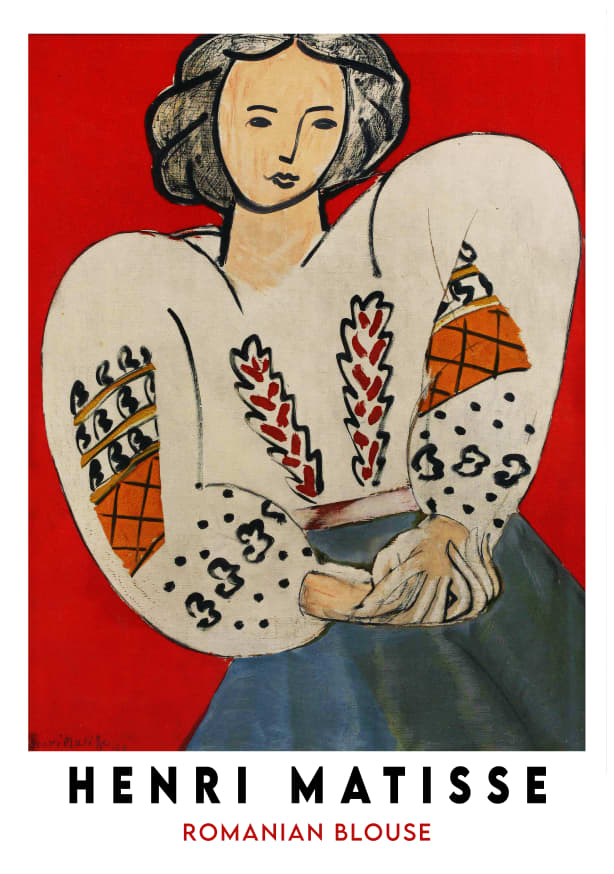 Quadro Romanian Blouse By Matisse - Obrah | Quadros e Posters para Transformar a Parede