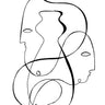 Quadro Face and Vase 2 - Obrah | Quadros e Posters para Transformar a Parede