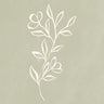 Quadro Sage Green Line Flower 2 - Obrah | Quadros e Posters para Transformar a Parede