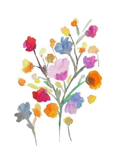 Quadro Arrangement of Water Flowers