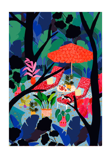 Quadro Pool in the Middle of the Jungle II