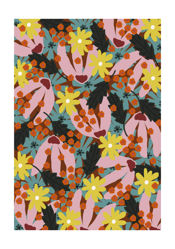 Quadro Windy Day Floral II