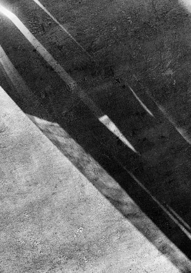 Quadro Abstract Black And White Surface