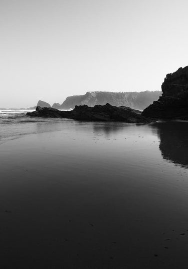 Quadro Black and White Beach (1)