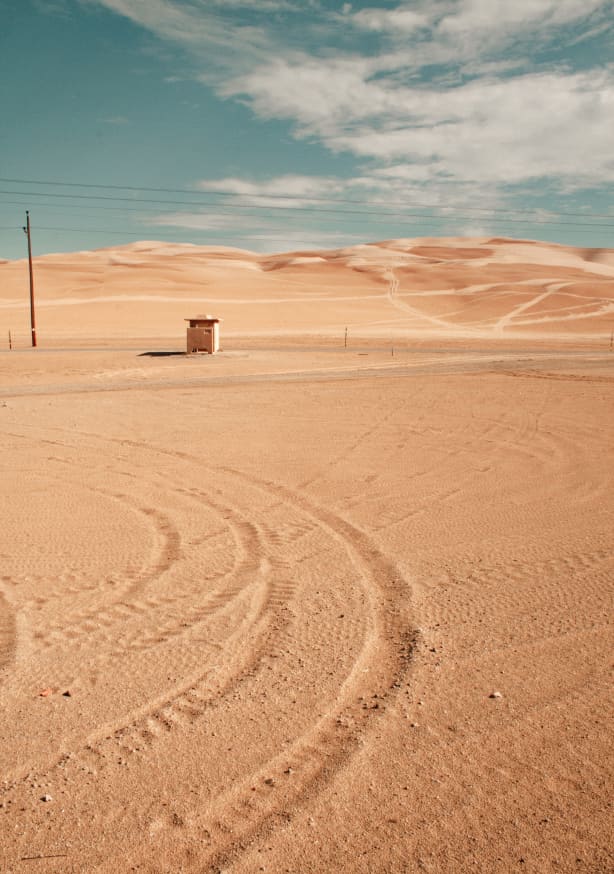 Quadro Desert Boarder in California and Mexico