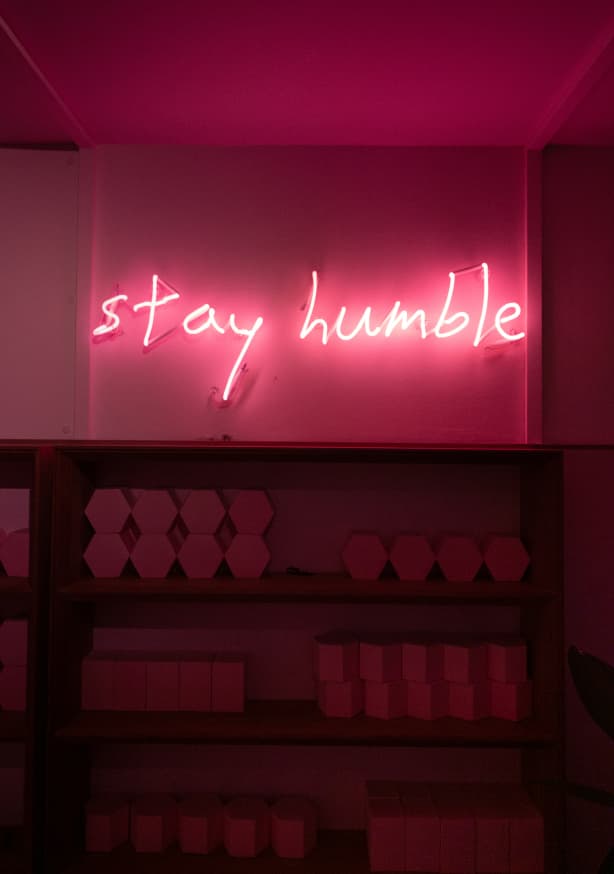 Quadro Quotes Stay humble