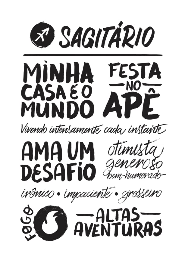 Quadro Signos Sagitário - Obrah | Quadros e Posters para Transformar a Parede