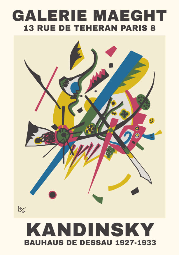 Quadro Small Words I By Kandinsky - Obrah | Quadros e Posters para Transformar a Parede