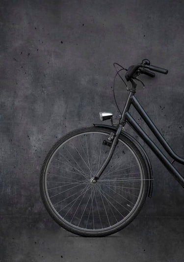Quadro Black Vintage Bike Concrete Love - Obrah | Quadros e Posters para Transformar a Parede