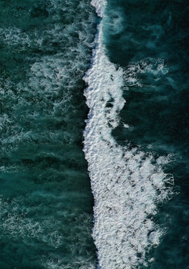 Quadro The Radiant Blue of the Ocean Waves - Obrah | Quadros e Posters para Transformar a Parede