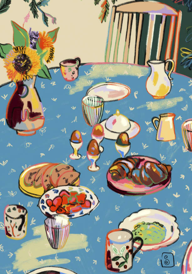 Quadro Autumn Breakfast