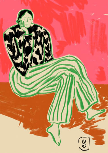 Quadro Calm Woman Portrait