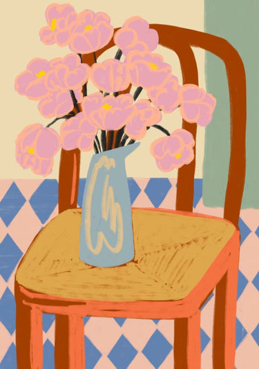 Quadro Flowers on a Chair