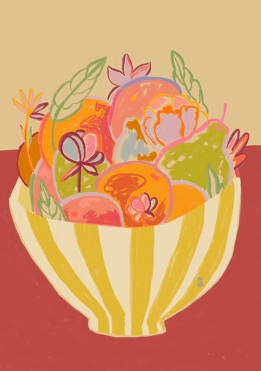 Quadro Fruit and Flower Bowl