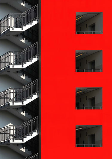 Quadro Staircase By Hans Wolfgang Hawerkamp - Obrah | Quadros e Posters para Transformar a Parede