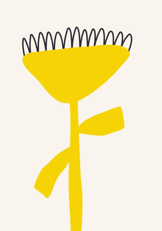 Quadro Yellow Flower