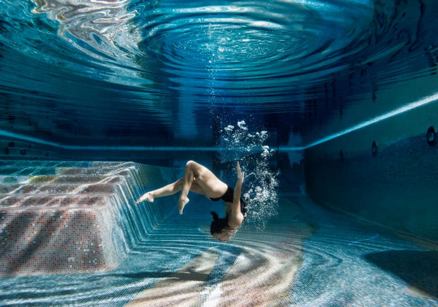 Quadro Swimming Inside By Guido Fua