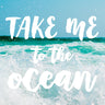 Quadro Take Me To the Ocean - Obrah | Quadros e Posters para Transformar a Parede
