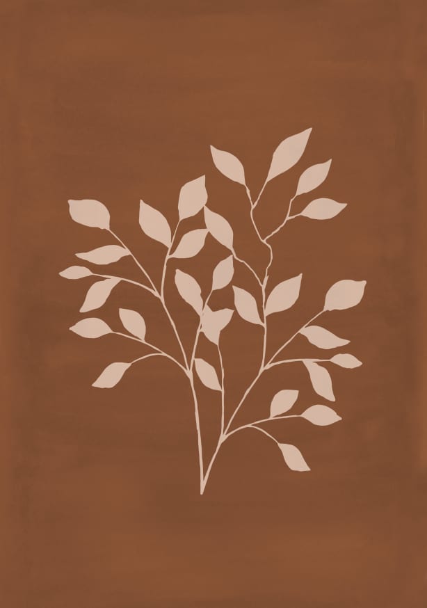 Quadro Terracotta Branch - Obrah | Quadros e Posters para Transformar a Parede