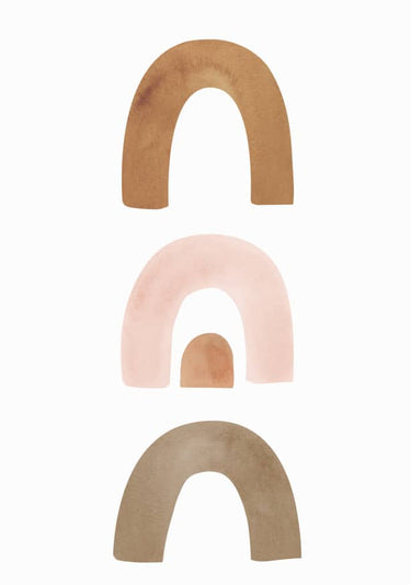 Quadro Terracotta Shapes - Obrah | Quadros e Posters para Transformar a Parede