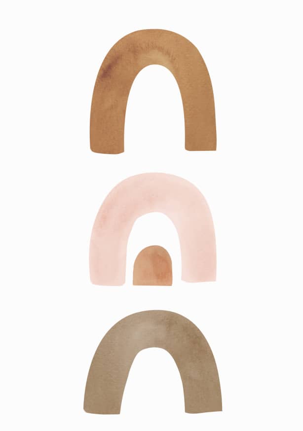 Quadro Terracotta Shapes