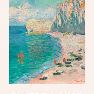 Quadro The Beach by Monet - Obrah | Quadros e Posters para Transformar a Parede